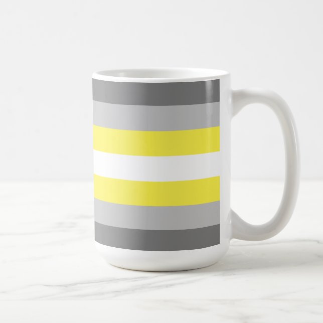 Mug Drapeau de fierté demigender (Droite)