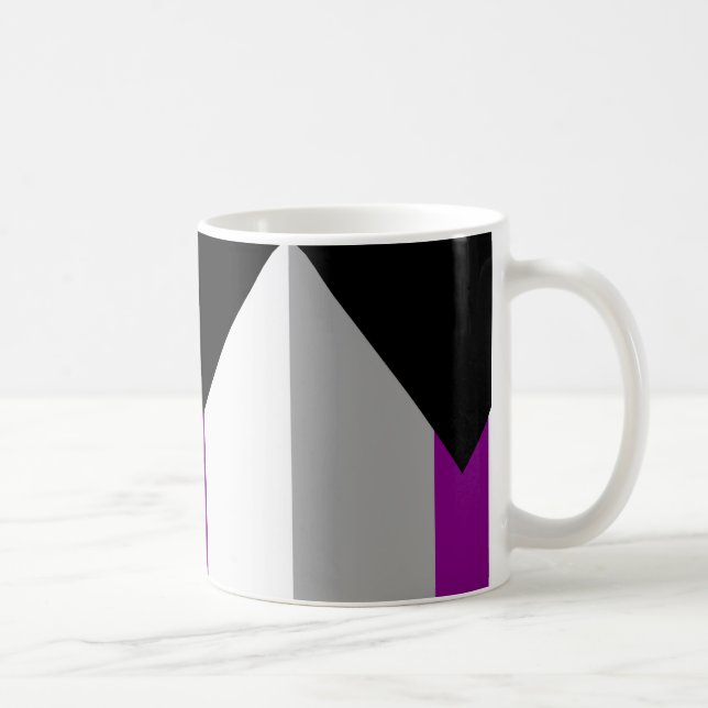 Mug Drapeau de fierté demisexuel (Droite)