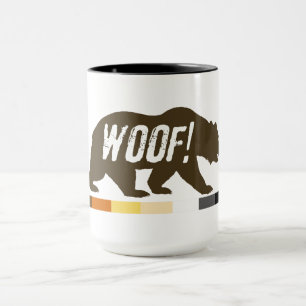 Mug Drapeau de fierté d'ours gay très cool Ours Woof