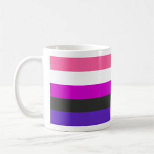 Mug Drapeau de fierté genderfluid