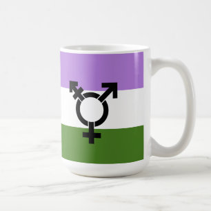 Mug Drapeau de fierté genderqueer