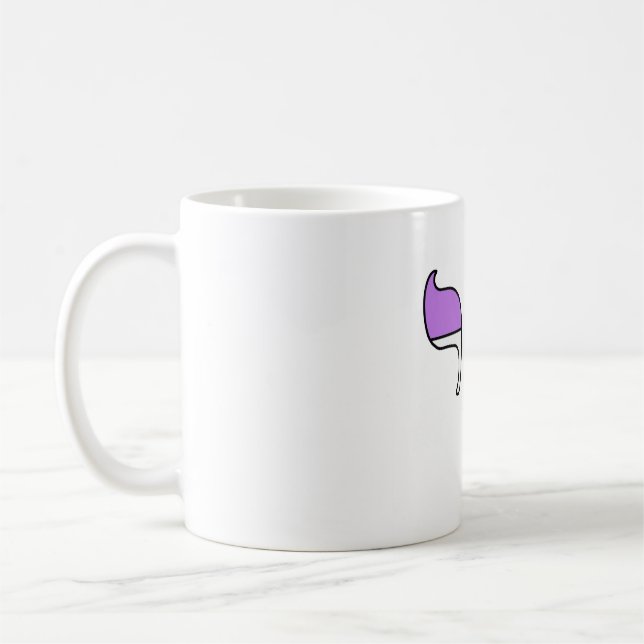 Mug Drapeau de fierté genderqueer Chai  (Gauche)