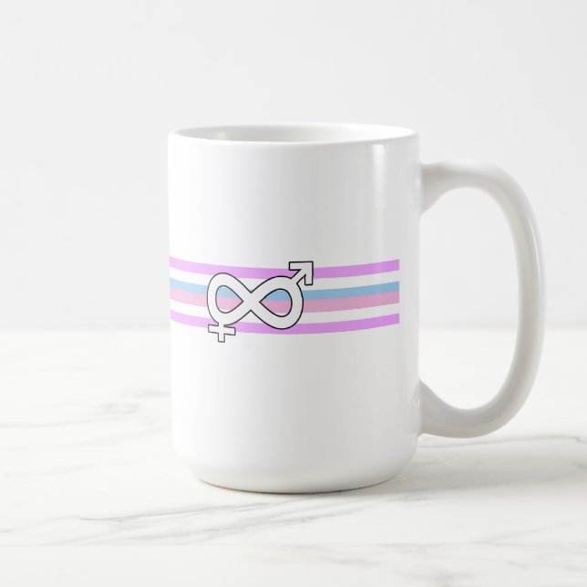 Mug Drapeau de fierté intersexe (Droite)