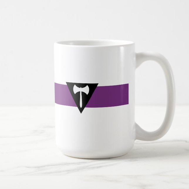 Mug Drapeau de fierté lesbienne (Droite)