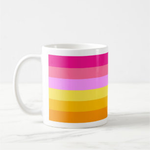 Mug Drapeau de fierté lesbienne (Aube)