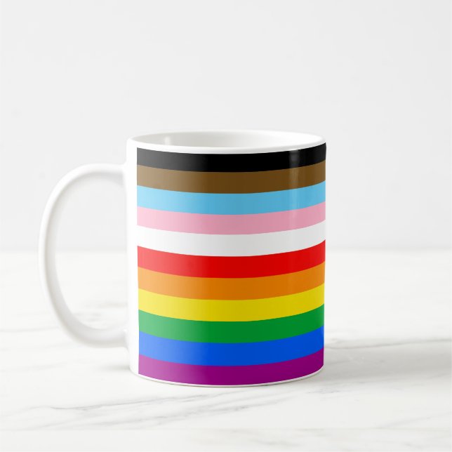 Mug Drapeau de fierté LGBTQ+ inclus (Gauche)