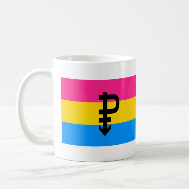 Mug Drapeau de fierté pansexuelle (Gauche)