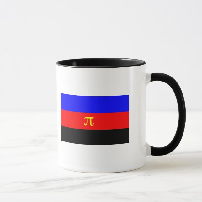 Mug Drapeau de fierté polyamoureuse (Droite)