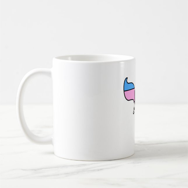 Mug Drapeau de fierté trans Chai (Gauche)