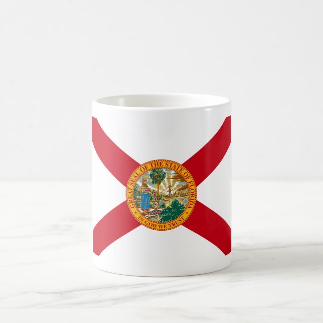 Mug Drapeau de Floride : L'état de soleil des Floridie (Centre)