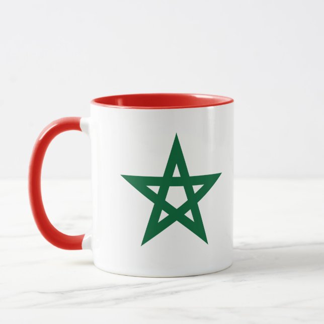 Mug Drapeau de football du Maroc (Gauche)