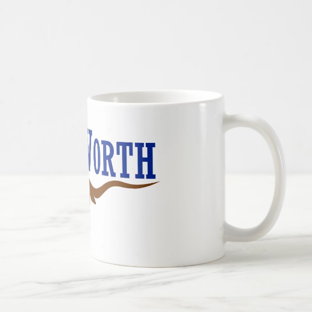 Mug Drapeau de Fort Worth le Texas (Droite)