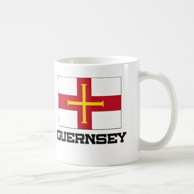Mug Drapeau de Guernesey (Droite)