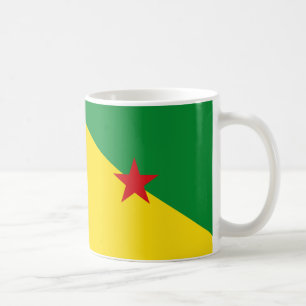 Mug Drapeau de Guyane Française Musique en céramique