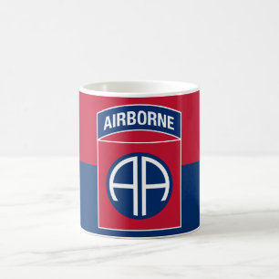 Mug Drapeau de la 82e division aéroportée vétéran mili