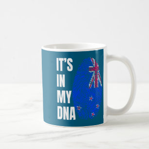 Mug Drapeau de la biométrie de l'ADN d'empreintes digi