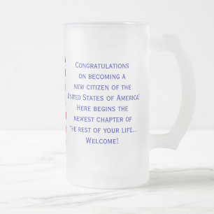 Mug Drapeau de la citoyenneté américaine