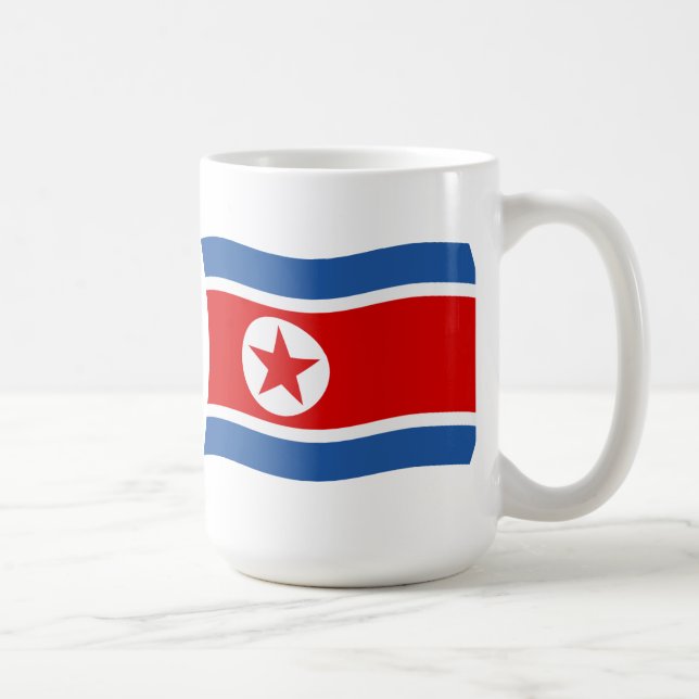 Mug Drapeau de la Corée du Nord (Droite)