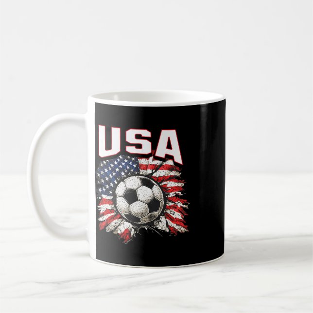 Mug Drapeau de la Coupe 2026 Football Fierté Amusement (Gauche)