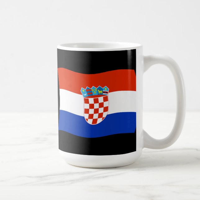 Mug Drapeau de la Croatie (Droite)