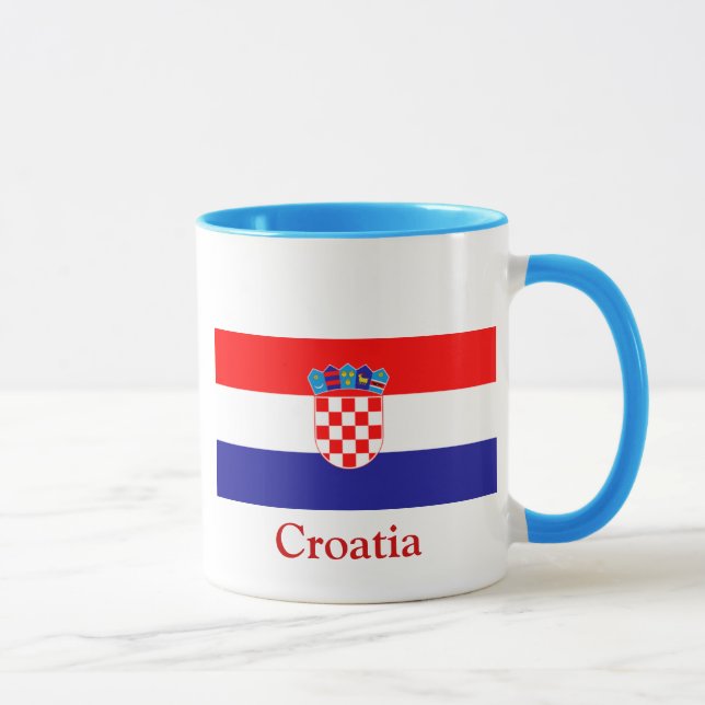 Mug Drapeau de la Croatie (Droite)