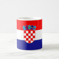 Drapeau de la Croatie (Croate)