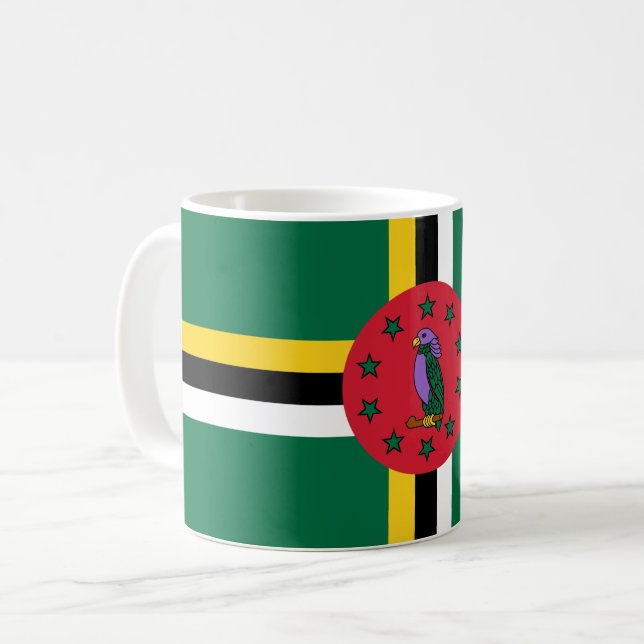 Mug Drapeau de la Dominique (Devant gauche)
