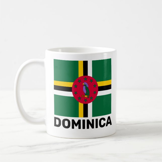 Mug Drapeau de la Dominique (Gauche)