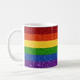 Mug Drapeau de la Fierté arc-en-ciel LGBT Parties scin