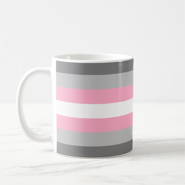 Mug Drapeau de la Fierté de Demigirl (Gauche)