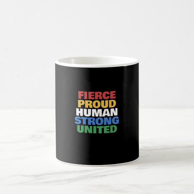 Mug Drapeau de la fierté des personnes handicapées Cou (Centre)