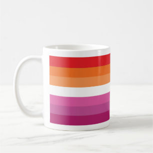Mug Drapeau de la fierté lesbienne