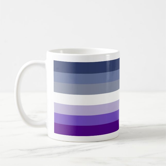 Mug Drapeau de la fierté lesbienne (Bouton) (Gauche)