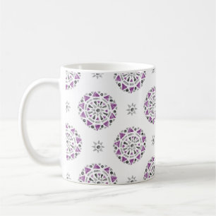 Mug Drapeau de la Fierté sexuelle de l'As noir violet 