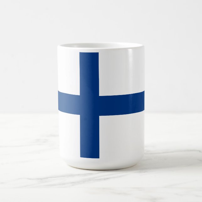 Mug Drapeau de la Finlande (Centre)
