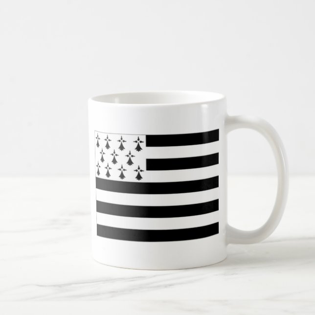 Mug Drapeau de la France la Bretagne (Droite)
