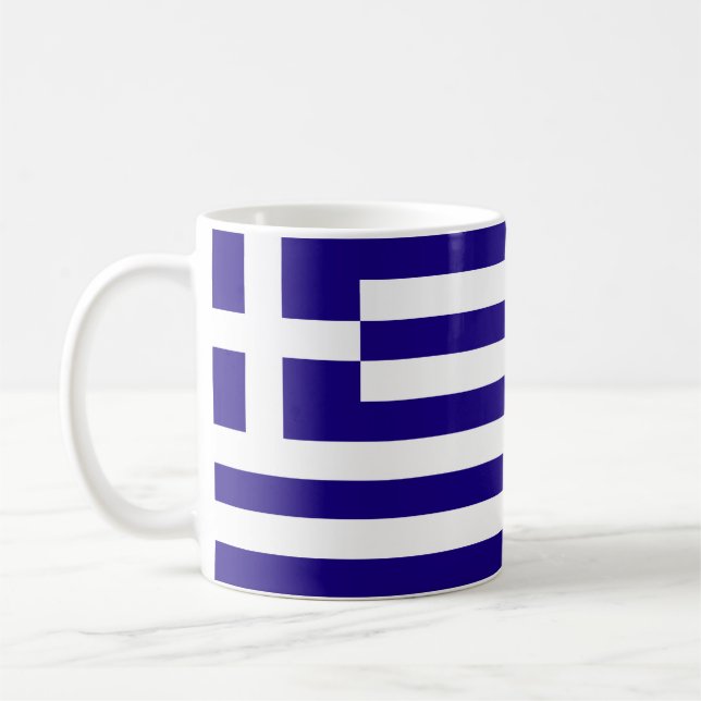 Mug Drapeau de la Grèce (Gauche)