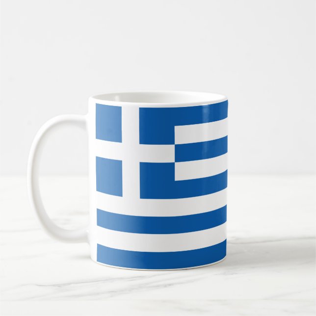 Mug Drapeau de la Grèce (Gauche)