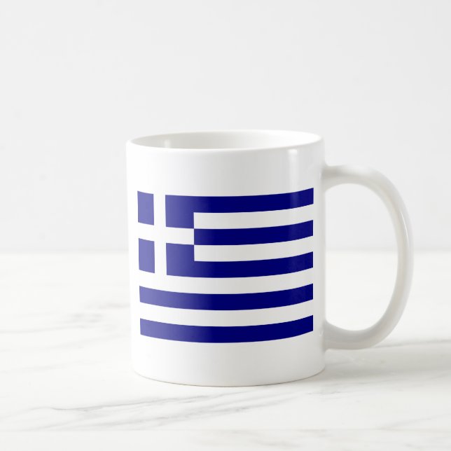 Mug Drapeau de la Grèce (Droite)