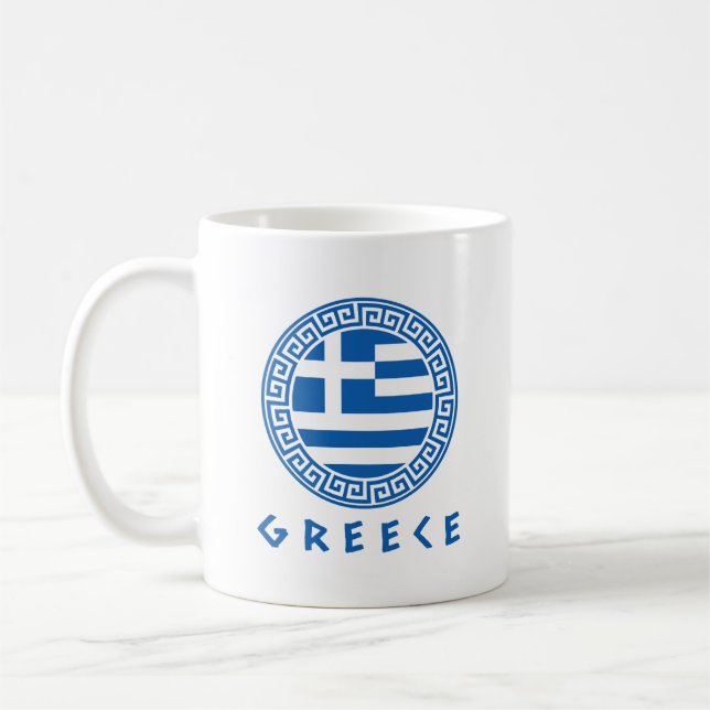 Mug Drapeau De La Grèce (Gauche)