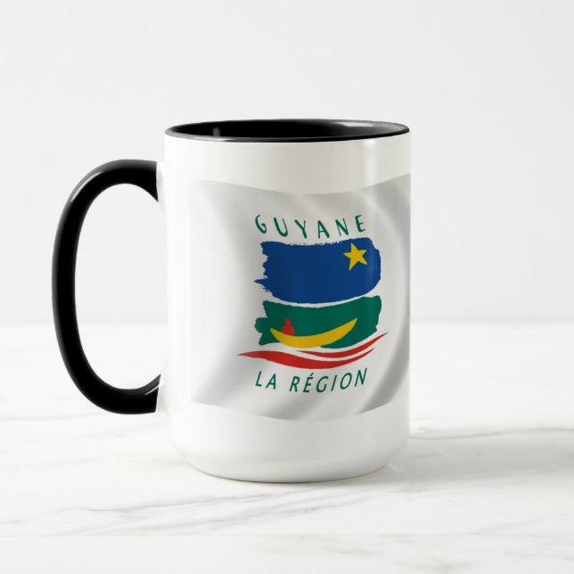 Mug Drapeau de la Guyane française (Gauche)