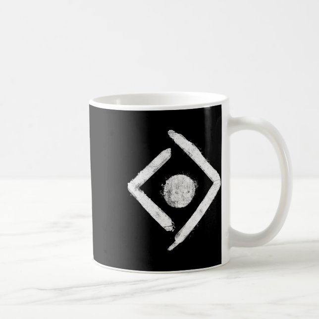 Mug Drapeau de la liberté de l'Ukraine Graffiti Symbol (Droite)