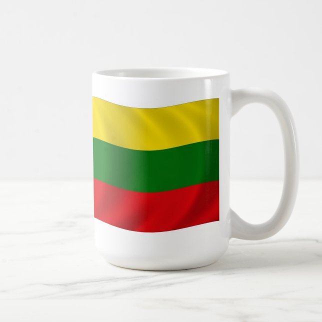 Mug Drapeau de la Lituanie (Droite)