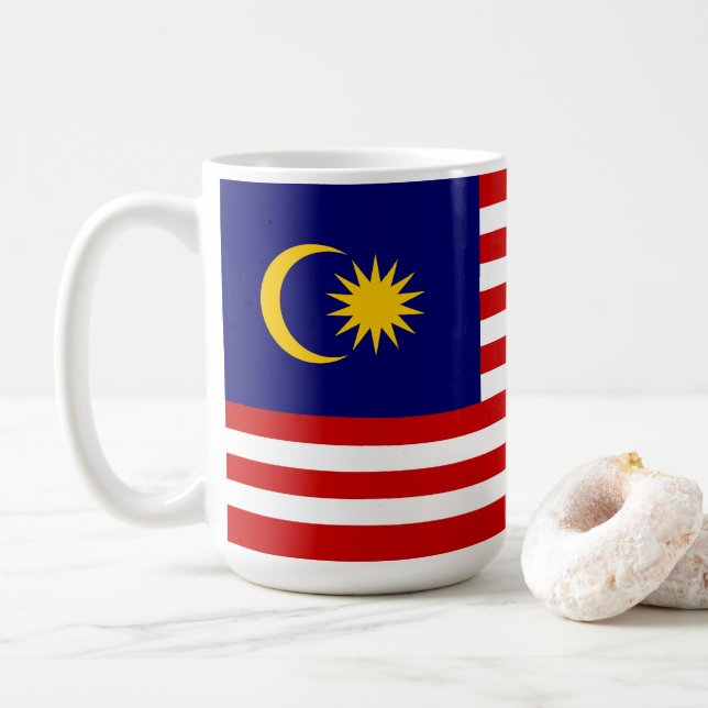 Mug Drapeau de la Malaisie (Avec donut)