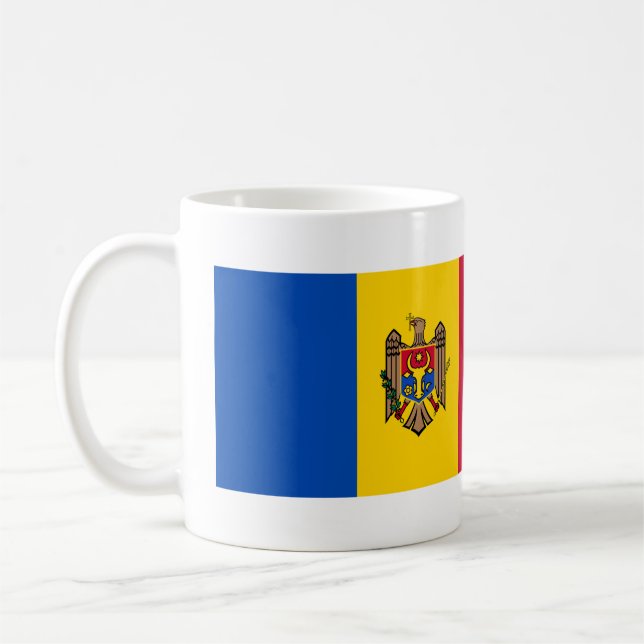 Mug Drapeau de la Moldavie (Gauche)