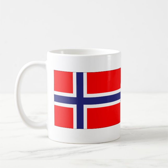 Mug Drapeau de la Norvège (Gauche)