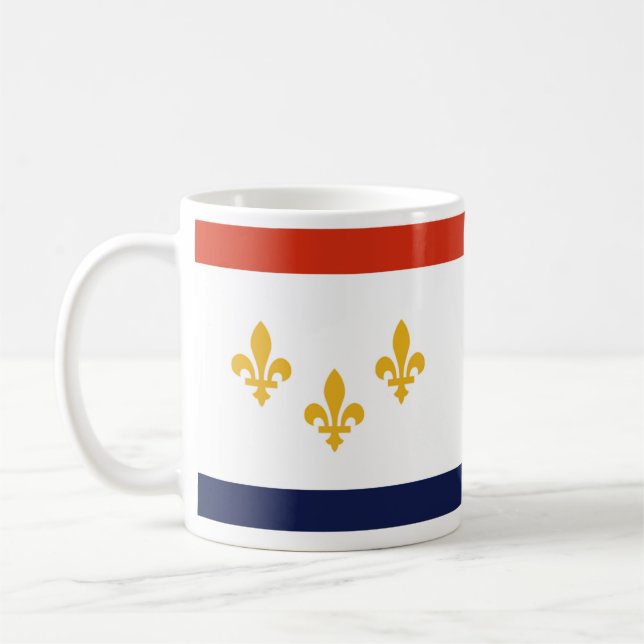 Mug Drapeau de la Nouvelle-Orléans (Gauche)