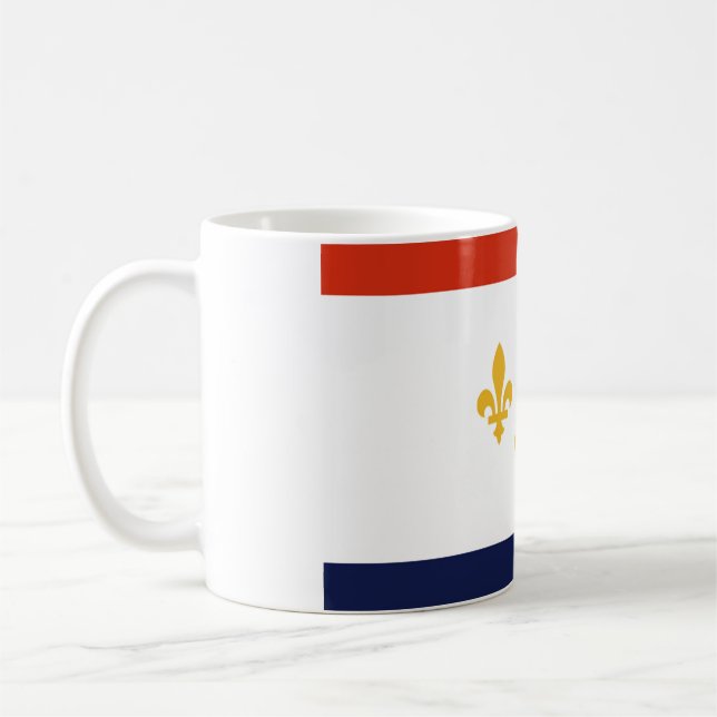 Mug Drapeau de la Nouvelle-Orléans (Gauche)