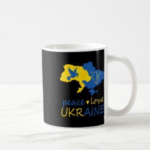 Mug Drapeau de la Paix en Ukraine, Amour pour l'Ukrain