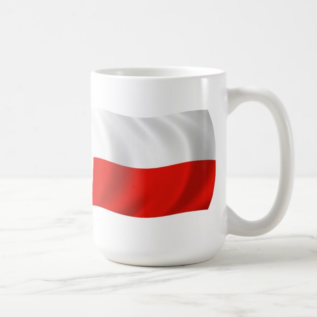 Mug Drapeau de la Pologne (Droite)
